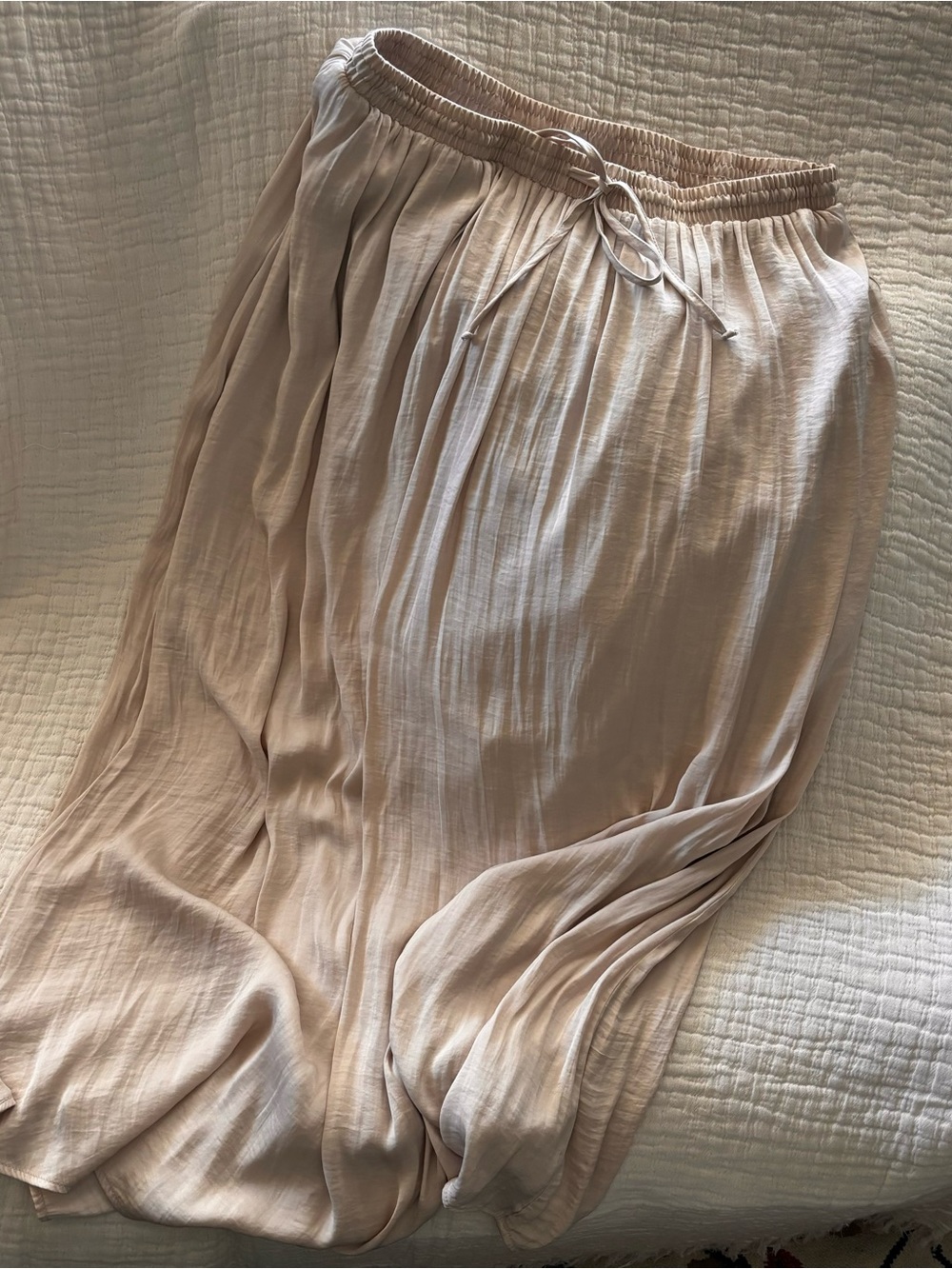 Style & Co Beige Maxi Skirt size L